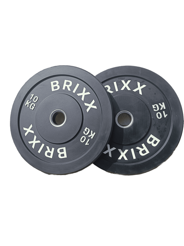 BRIXX Classic Olympische Bumper Plates - 90kg Pakket (Barbell + Bumper Plates)