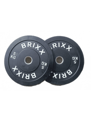 BRIXX Classic Olympische Bumper Plates - 120kg Pakket (Barbell + Bumper Plates)