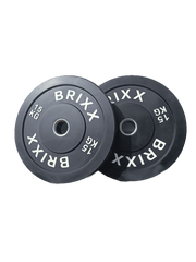 BRIXX Classic Olympische Bumper Plates - 120kg Pakket (Barbell + Bumper Plates)