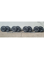 BRIXX Classic Olympische Bumper Plates - 80kg Pakket (Barbell + Bumper Plates)