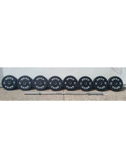 BRIXX Classic Olympische Bumper Plates - 90kg Pakket (Barbell + Bumper Plates)