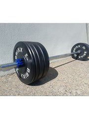 BRIXX Classic Olympische Bumper Plates - 80kg Pakket (Barbell + Bumper Plates)