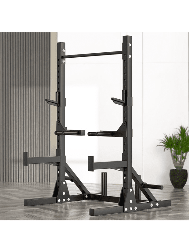 BRIXX Elite Squat Rack, Bench, Bumper Plates & Barbell Pakket