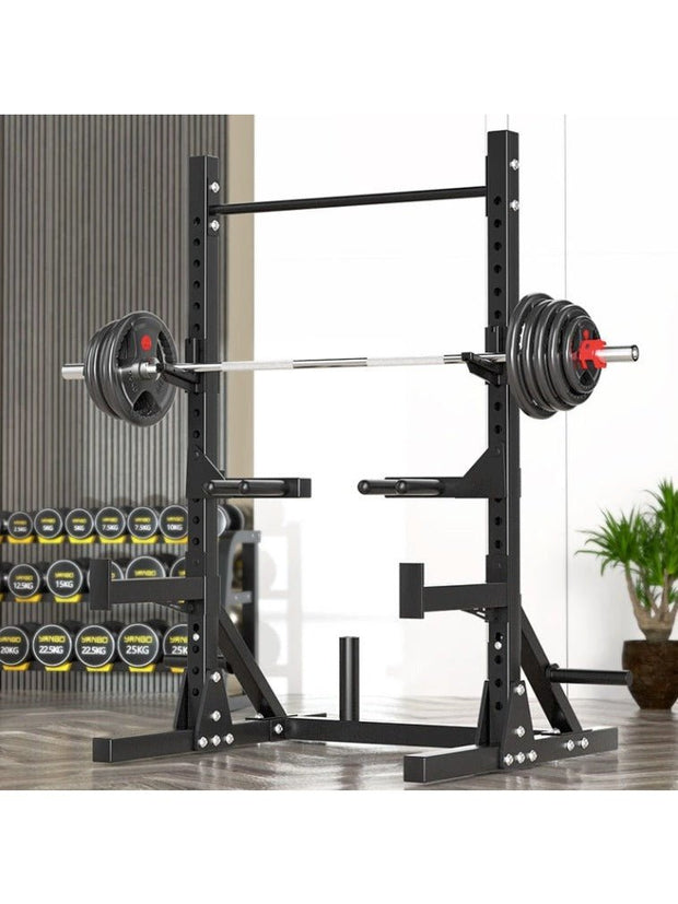 BRIXX Elite Squat Rack, Bench, Bumper Plates & Barbell Pakket