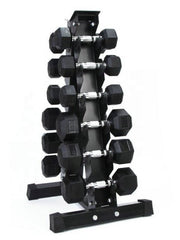 BRIXX 2.5kg - 15kg Dumbbell & Rack Set | 6 Paren - 105kg Pakket