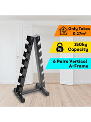 BRIXX 2.5kg - 15kg Dumbbell & Rack Set | 4 Paren - 65kg Pakket (Copy)