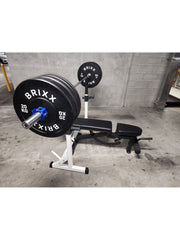 BRIXX Squat Stand, Bench, Bumper Plates & Barbell Pakket